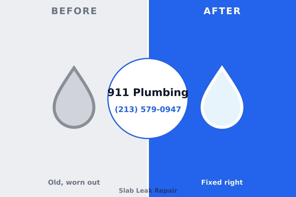 Before and after: plumbing repair Walton Hills, OH